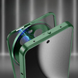 Чехол для Xiaomi 15 Ultra, Frame Case, зелёный