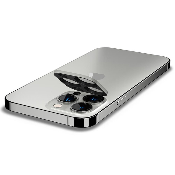Spigen OPTIK.TR - Захисне скло на камеру для iPhone 13 Pro / 13 Pro Max, Silver