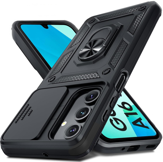 Чехол NOX Camera Slide Samsung Galaxy A16, CamShield Slide, чёрный