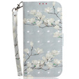 Чохол-книжка для Samsung Galaxy A14 4G/5G, Wallet, flowers magnolia, білий