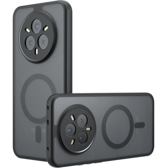 Чохол для Realme 14 Pro+ 5G, для MagSafe, ERBORD Matt Case, чорний