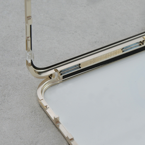 Чехол для iPhone 13, Dual Glass, для Magsafe, золотой