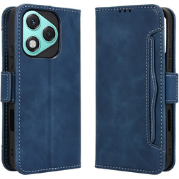 Откидной чехол для Honor 400 Lite, Card Slot, темно-синий