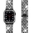 Металический браслет с чехлом для часов Apple Watch 4/5/6/SE 44mm, Black