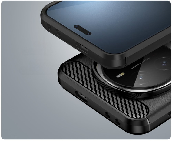 Чoхол до Honor Magic 7 Pro, Carbon, чорний