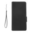 Чохол-книжка для Motorola Moto G72, Wallet Litchi Magnet, чорний