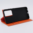 Кожаный чехол для Samsung Galaxy S20 Ultra, ERBORD Grain Leather, оранжевый