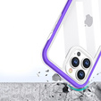 Чохол ERBORD Hybrid Frame для iPhone 13 Pro, Фіолетовий 