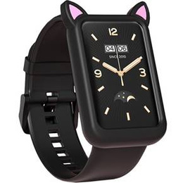 Силиконовый чехол CAT EARS для Xiaomi Mi Band 7 Pro, Black