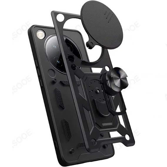 Чехол NOX Camera Slide Oppo Find X8 Pro, CamShield Slide, чёрный