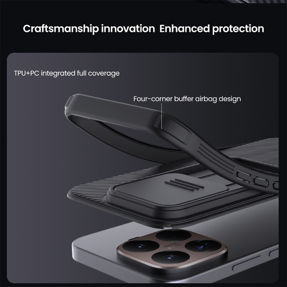 Чохол NILLKIN Camshield Pro з захистом камери для Xiaomi 15T Pro