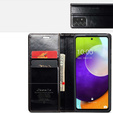 Флип-кейс CASEME для Samsung Galaxy A52/A52s, Waxy Textured, чёрный