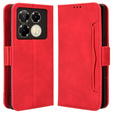 Откидной чехол для Infinix Note 40 Pro, Card Slot, красный