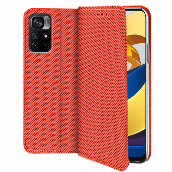 Откидной чехол для Xiaomi Poco M4 Pro 5G / Redmi Note 11S 5G, Wallet Smart Magnet, синий