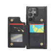 CASEME флип-кейс для Samsung Galaxy S25 Ultra, Litchi Wallet, чёрный