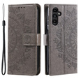 Откидной чехол для Samsung Galaxy A55 5G, Mandala Flower, зелёный