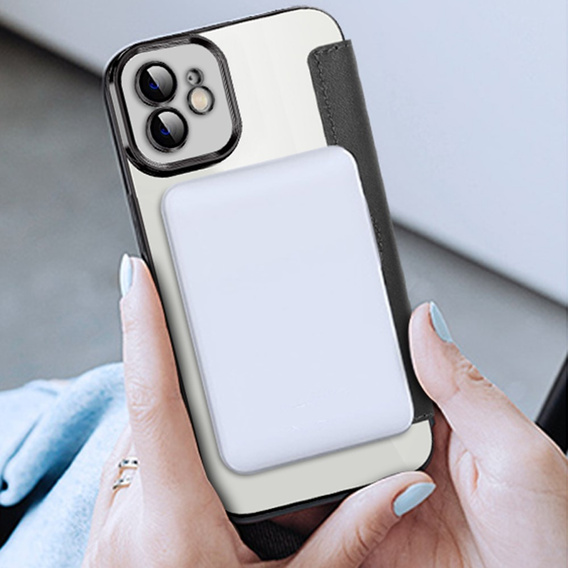 Чохол-книжка для iPhone 12, RFID Wallet MagSafe CamShield, чорний