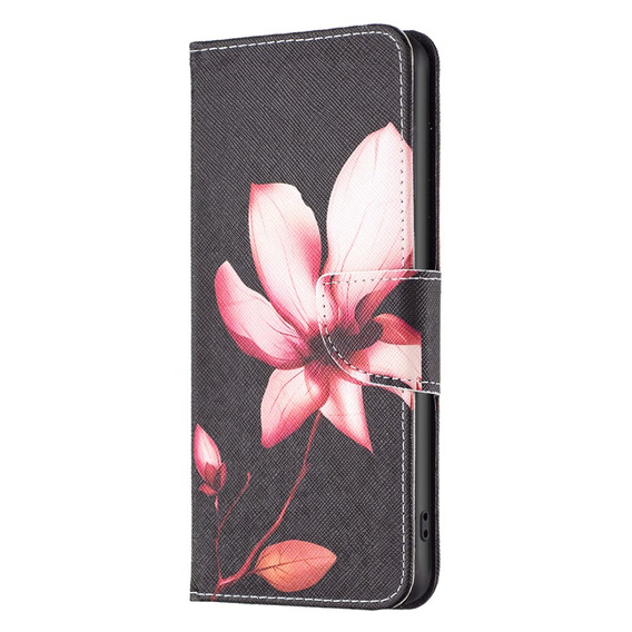Чохол-книжка для Xiaomi Redmi Note 13 Pro 5G, Wallet, Lotus чорний