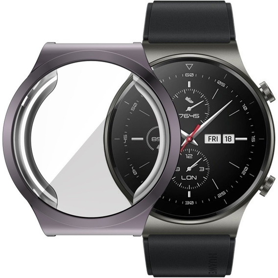 Чехол 2в1 с защитой экрана для часов Huawei Watch GT 2 PRO, Grey