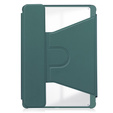 Чехол клавиатура для iPad Pro 11" 2024 (5 gen.), Rotary 360° Leather, тёмно-зелёный