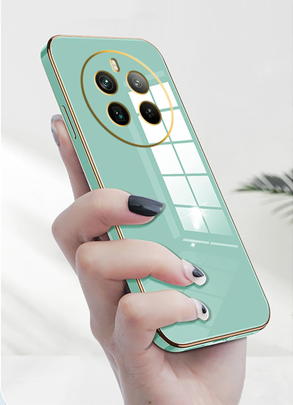 Чехол для Realme 12 Pro 5G / 12 Pro+ 5G, Glamour CamShield, мятный