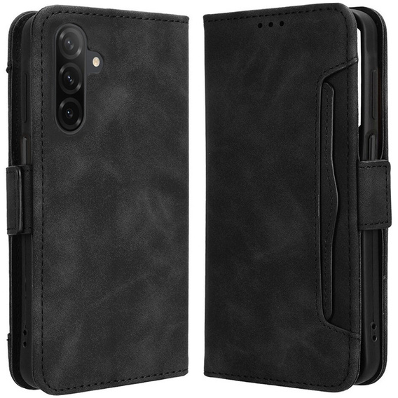 Футляр з клапаном для Samsung Galaxy A36, Card Slot, чорний