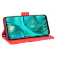 Откидной чехол для Huawei P40 Lite, Card Slot, красный