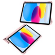 Чехол для iPad 10.9 2022 10 Gen, Smartcase Hybrid, с местом для стилуса, розовый