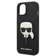 Чехол Karl Lagerfeld до iPhone 14 Plus, Saffiano Karl's Head Patch, чёрный