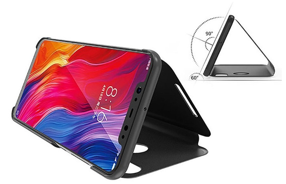 Чехол до LG K61, Clear View, чёрный