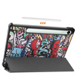 Чохол для Samsung Galaxy Tab S10 Lite / S10 FE / S9 FE, з клапаном, graffiti
