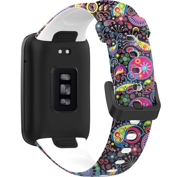 Силіконовий ремінець для Xiaomi Mi Band 7 Pro, Peacock