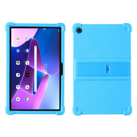 Силиконовый чехол для Lenovo Tab M10 Plus 10.6 Gen 3 TB-125F TB-128F, Impact, бронированный, синий