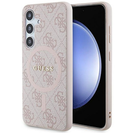 Чехол Guess HC MagSafe PU 4G Ring Classic Logo для Samsung Galaxy S24