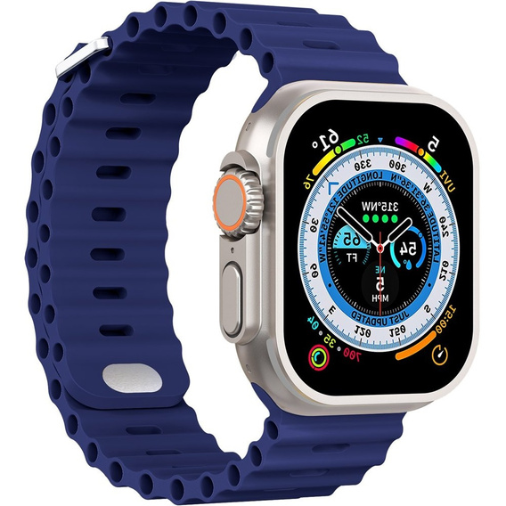 Силиконовый ремешок Apple Watch Ultra 49mm, Black