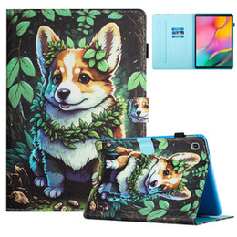 Чехол для Samsung Galaxy Tab S6 Lite 2022 / 2020, с откидной крышкой, corgi dog