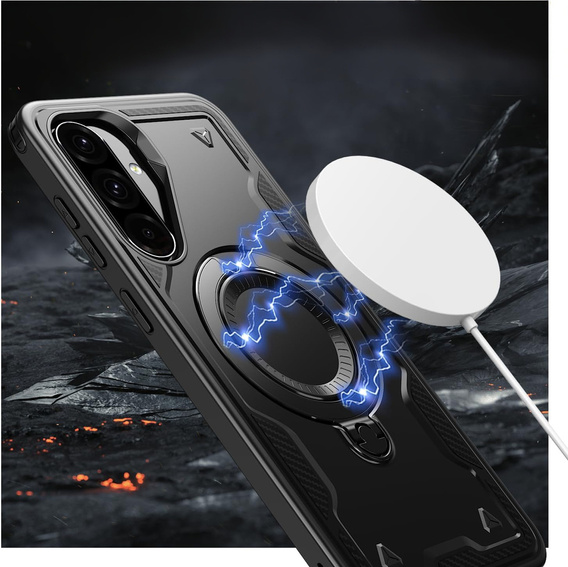 Чохол для Samsung Galaxy A26, Military MagSafe, чорний