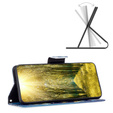 Откидной чехол для Infinix Zero 30 5G, Wallet, butterfly, синий