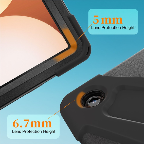 Броньований чохол з підставкою та ременем через плече для Samsung Galaxy Tab A11+