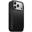 Чехол Nomad для iPhone 17 Pro Max, современный кожаный фолиант, черный