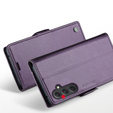 CASE фліп-чохол для Samsung Galaxy A54 5G, Litchi Wallet, фіолетовий