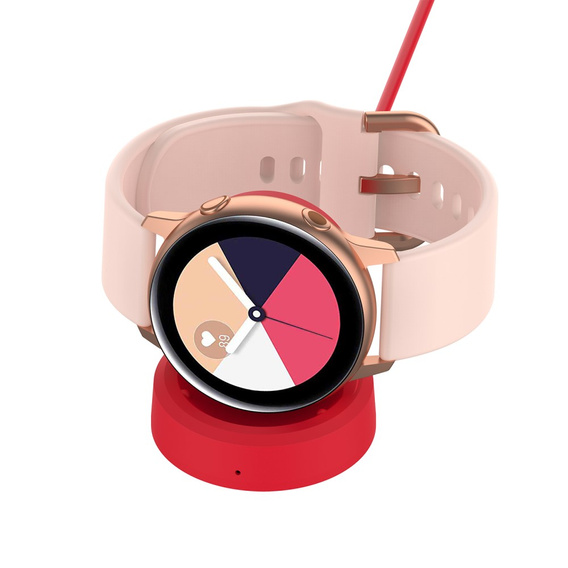 Індукційний зарядний пристрій для Samsung Galaxy Watch 4 / 5 / 5 Pro, Red
