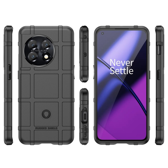 Чехол до OnePlus 11 5G, Rugged Shield, чёрный