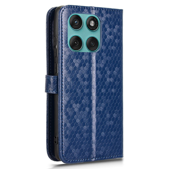 Флип-кейс для Motorola Edge 60 / 60 Fusion, Wallet Rhombus, синий
