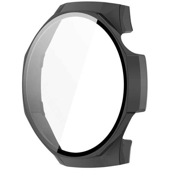 Чехол 2 в 1 + закаленное стекло для Huawei Watch GT 5 Pro 46mm, чёрный