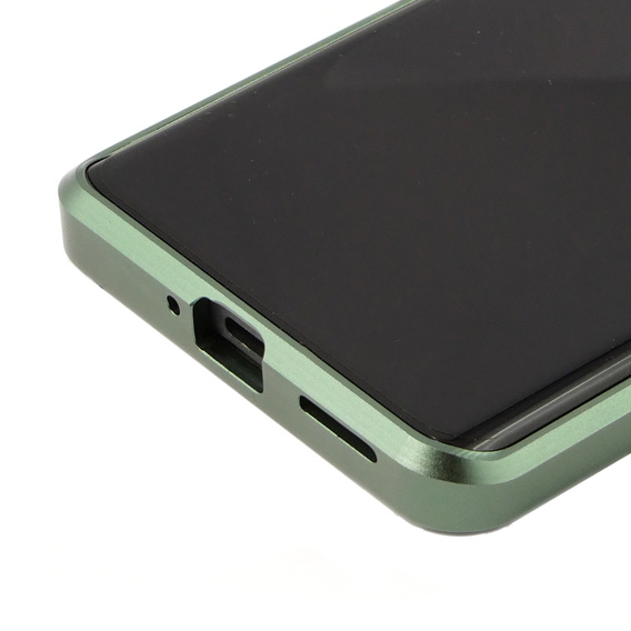 Чехол для Realme 11 Pro 5G / Pro+ 5G, Frame Case, зелёный