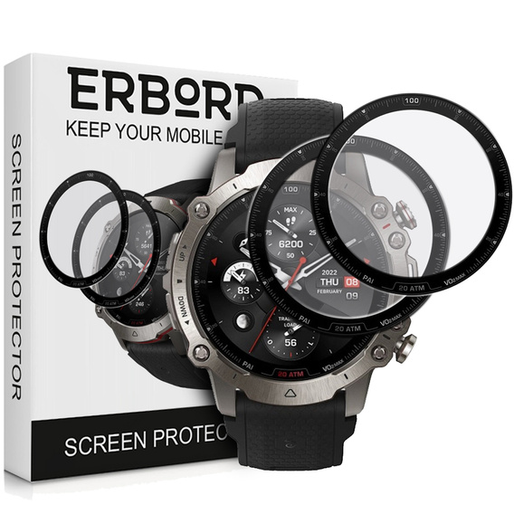2x Гібридне скло ERBORD для Amazfit Falcon