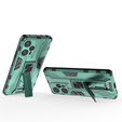 Чехол до Xiaomi Poco F5, Military kickstand, зелёный