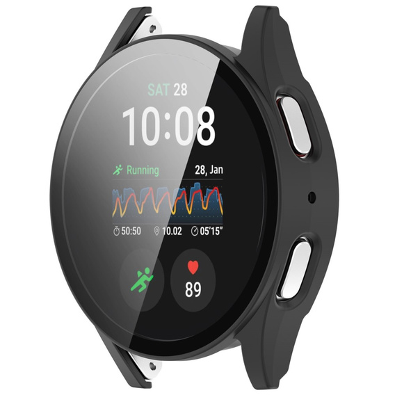 Чохол з інтегрованим склом для Samsung Galaxy Watch6 44 мм, чорний