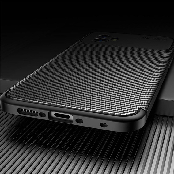 Чoхол до Samsung Galaxy Xcover 6 Pro, Carbon Gel, чорний